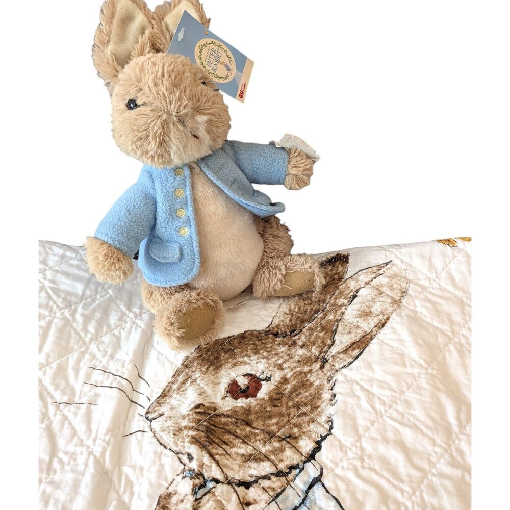 Peter Rabbit Story Book Childrens Throw Gund Plush Bundle Barnes Noble Exclusive